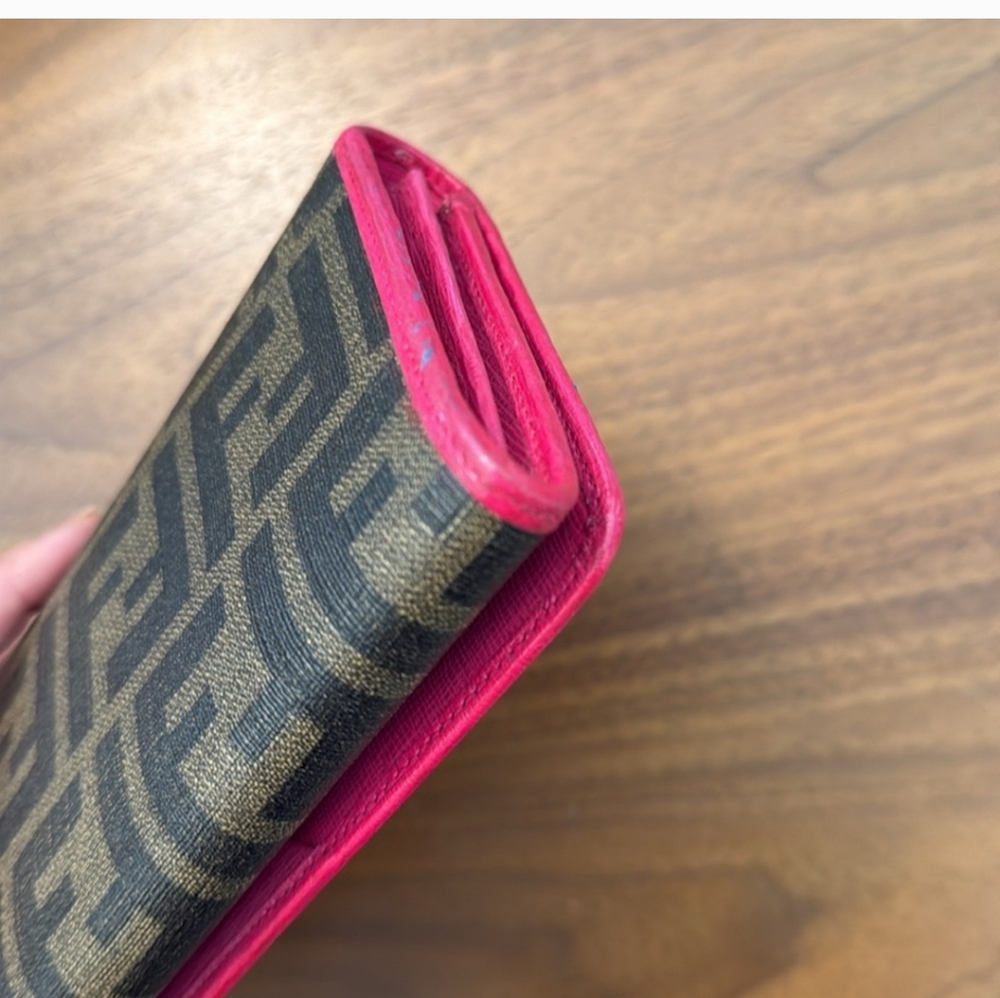 Fendi Brown and Pink Women's Wallet - Picture 4 of 9